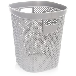 Kosz na śmieci biurowy do biura szary duży śmietnik 12.5L HOBBY LIFE 731715