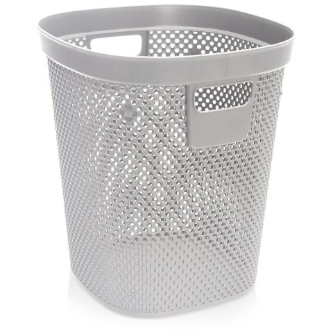 Kosz na śmieci biurowy do biura szary duży śmietnik 12.5L HOBBY LIFE 731715