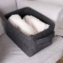 Koszyk do przechowywania organizacji kosz filcowy składany czarny 36x27x20cm STORAGE SOLUTIONS 569944