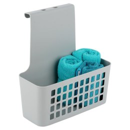 Koszyk na drzwi do kuchni łazienki szafki na gąbki kuchenne plastikowy szary 23.5x10x24cm EXCELLENT HOUSEWARE 810105-S