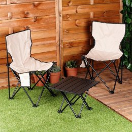 Krzesła turystyczne ze stolikiem 3 ele. REDCLIFFS 489336