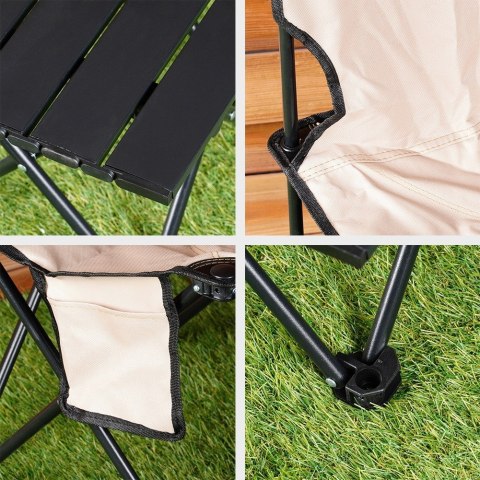 Krzesła turystyczne ze stolikiem 3 ele. REDCLIFFS 489336