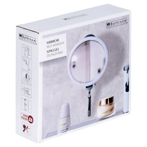Lusterko kosmetyczne do makijażu do łazienki z przyssawką BATHROOM SOLUTIONS 567045