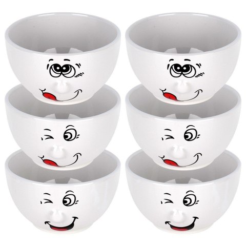 Miseczki ceramiczne buźki do serwowania 13.5cm 550ml 6 sztuk. SIAKI COLLECTION 139736