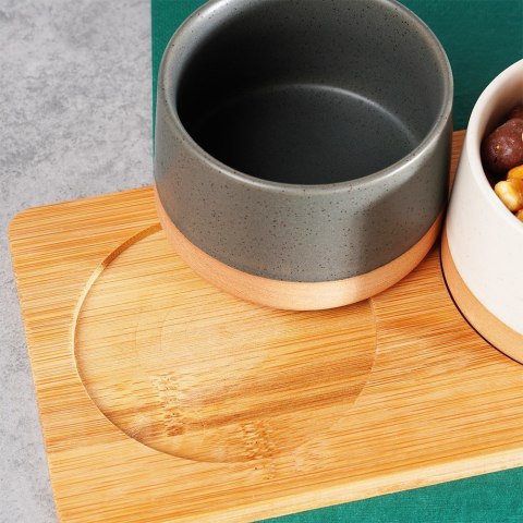 Miseczki na przekąski sos dip miski ceramiczne 48cm 4-ele EXCELLENT HOUSEWARE 139644