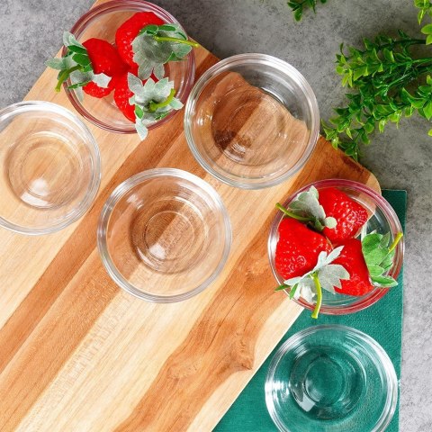 Miseczki szklane małe na sos sojowy dip sosy 7.5cm 80ml 6 sztuk EXCELLENT HOUSEWARE 139655