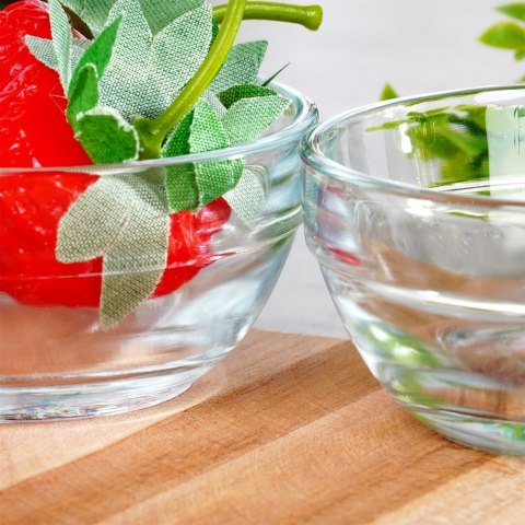 Miseczki szklane małe na sos sojowy dip sosy 7.5cm 80ml 6 sztuk EXCELLENT HOUSEWARE 139655