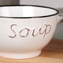 Miski do zupy bulionówka ceramiczna zestaw misek 600ml 4-ele SIAKI COLLECTION 139714