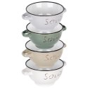 Miski do zupy bulionówka ceramiczna zestaw misek 600ml 4-ele SIAKI COLLECTION 139714