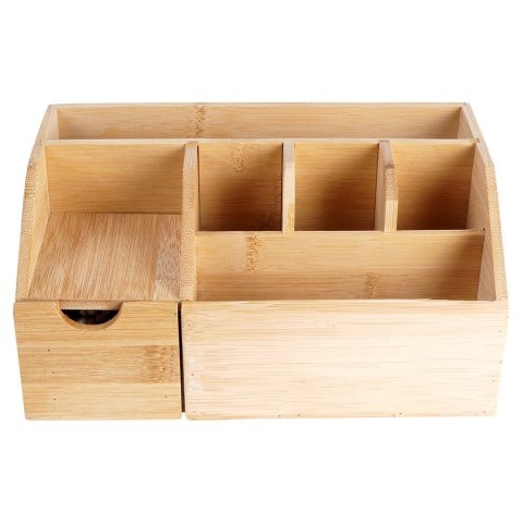 Organizer na kosmetyki akcesoria do makijażu do łazienki bambusowy ELEGANZA 569741