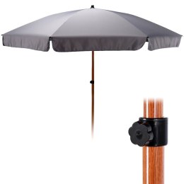 Parasol ogrodowy szary regulowany 200cm AMBIANCE 339130