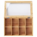 Pojemnik na herbatę bambusowy z przedziałkami 32x20x6.5cm EXCELLENT HOUSEWARE 259381