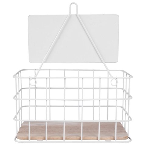 Półka kuchenna metalowa biała do kuchni 21x12.5x24cm EXCELLENT HOUSEWARE 229086