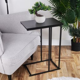 Stolik kawowy metalowy czarny boczny 40x26x58cm TRENDS4YOU 569682