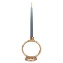 Świecznik aluminiowy złoty 19cm HOME STYLING COLLECTION 569526