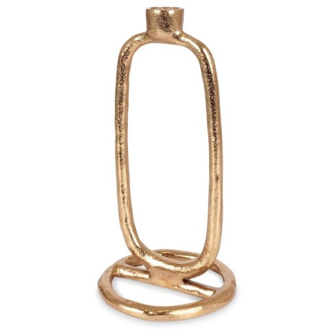 Świecznik aluminiowy złoty 24cm HOME STYLING COLLECTION 569527