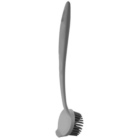 Szczotka do mycia naczyń silikonowa 22.5cm szara ORION 710496