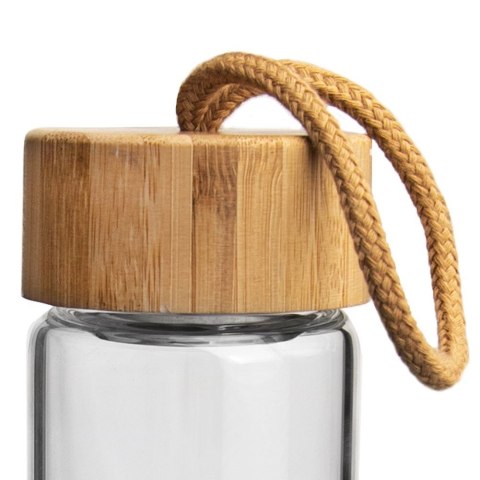 Szklana butelka na wodę soki lemoniadę z sitkiem 450 ml ORION 143757