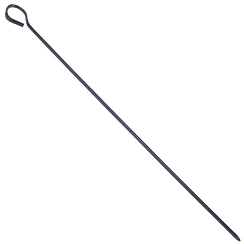 Szpikulce do szaszłyków mięsa szampury stalowe czarne 31.5cm 8 sztuk VAGGAN 489167
