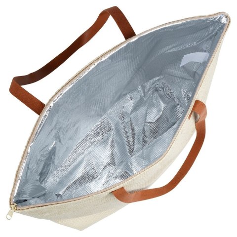 Torba termiczna plażowa beżowa 22L COOL 489228-R