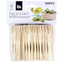 Widelczyki do przekąsek koreczków przystawek bambusowe 100 sztuk EXCELLENT HOUSEWARE 144304