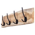 Wieszak uchwyt ścienny na ubrania drewniany 49.5cm HOME STYLING COLLECTION 569718