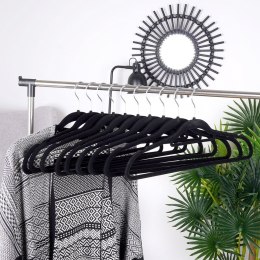 Wieszaki na ubrania czarne obrotowe 10 sztuk STORAGE SOLUTIONS 569717