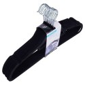 Wieszaki na ubrania czarne obrotowe 10 sztuk STORAGE SOLUTIONS 569717