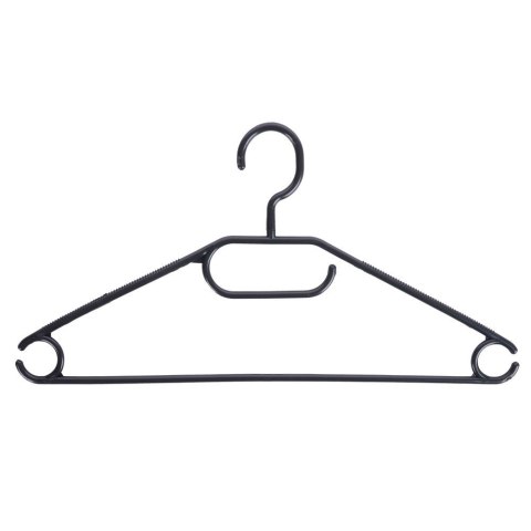 Wieszaki na ubrania czarne obrotowe 10 sztuk STORAGE SOLUTIONS 569886