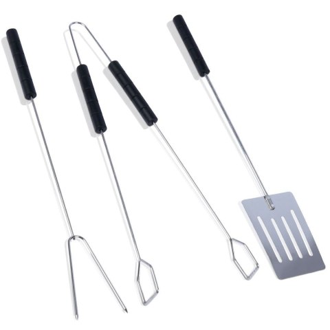 Zestaw przyborów do grilla stalowy 3 ele. BBQ 489176