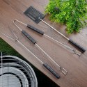 Zestaw przyborów do grilla stalowy 3 ele. BBQ 489176