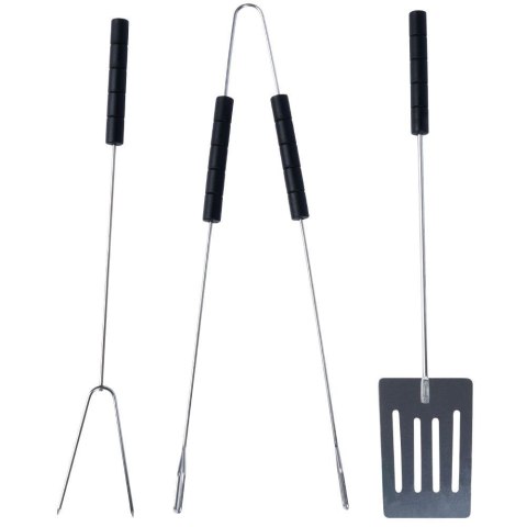 Zestaw przyborów do grilla stalowy 3 ele. BBQ 489176