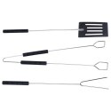 Zestaw przyborów do grilla stalowy 3 ele. BBQ 489176