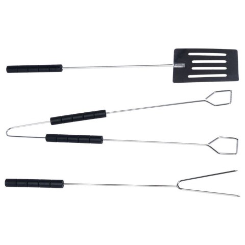 Zestaw przyborów do grilla stalowy 3 ele. BBQ 489176
