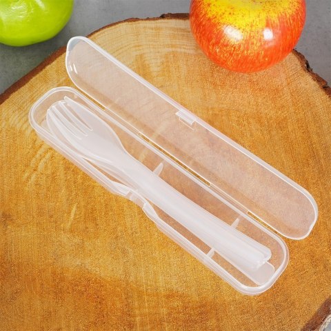 Zestaw sztućców komplet plastikowy lekki turystyczny podróżny 4-ele EXCELLENT HOUSEWARE 139437