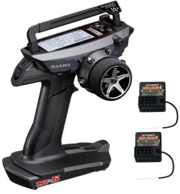 Aparatura SANWA MT-5 2,4GHz FH5/FH5U + 2x Odbiornik RX-493i