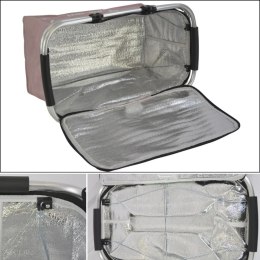 KOSZYK TURYSTYCZNY SKŁADANY TERMICZNY 35L RÓŻOWY REDCLIFFS