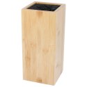 Bambusowy stojak na noże kuchenne blok organizer do noży BRUNBESTE BB-3165