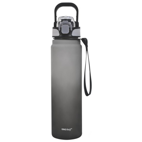 Butelka na wodę 1L, z blokadą, BPA-free, szczelna, KINGHOFF KH-2008