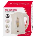 Czajnik elektryczny 1,2 L, kremowy, LED, szybkie gotowanie, KLAUSBERG KB-9002