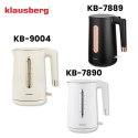 Czajnik elektryczny, 1,7 L, kremowy stal 304, KLAUSBERG KB-9004