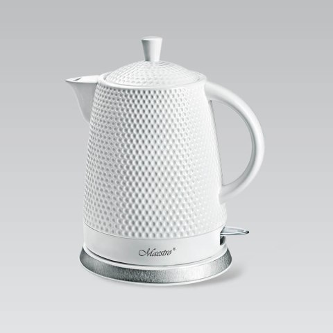 Czajnik elektryczny ceramiczny biały 1.5L 1500W MAESTRO MR-069-WHITE