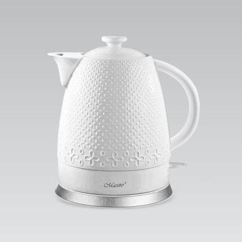 Czajnik elektryczny ceramiczny biały 1.5L 1500W MAESTRO MR-073