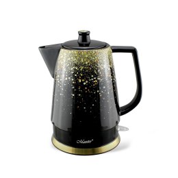 Czajnik elektryczny ceramiczny czarny złoty 1.5L 1500W MAESTRO MR-074-GOLD