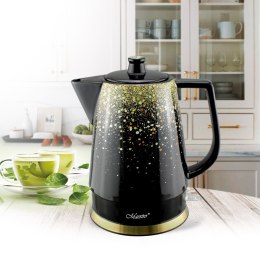 Czajnik elektryczny ceramiczny czarny złoty 1.5L 1500W MAESTRO MR-074-GOLD