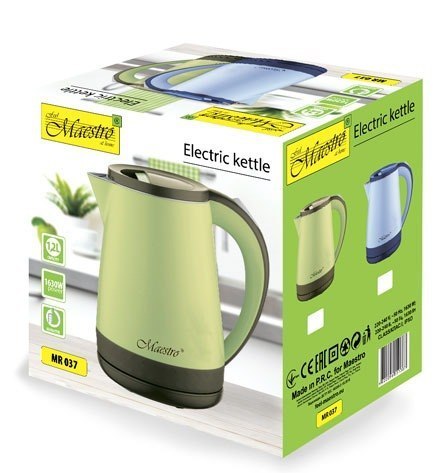 Czajnik elektryczny mały 1.2L 1630W niebieski MAESTRO MR-037-BLUE