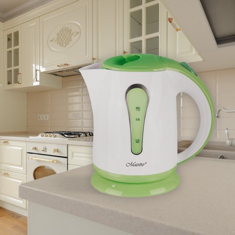 Czajnik elektryczny mały 1L 1000W zielony MAESTRO MR-028-GREEN
