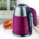 Czajnik elektryczny metalowy 1.7L 2200W czerwony MAESTRO MR-051-RED