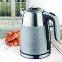 Czajnik elektryczny metalowy 1.7L 2200W szary MAESTRO MR-051-GREY