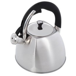 Czajnik stalowy z gwizdkiem na gaz indukcję 2.2L srebrny MAESTRO MR-1333-S